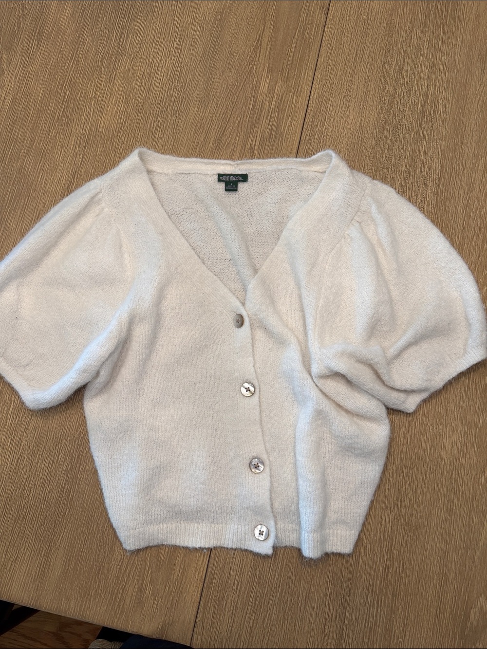 Wild Fable Puff Sleeve Cardigan
